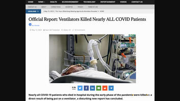 Fact Check: Ventilators Did NOT Kill 'Nearly All COVID Patients' -- Study's Conclusion Was Misrepresented