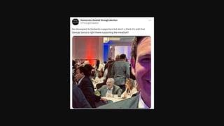 Fact Check: Ron DeSantis Picture Does NOT Show George Soros In The Background