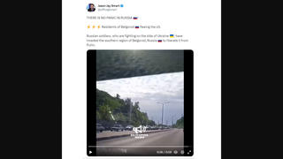Fact Check: Video Of Car Convoy Does NOT Show People Fleeing Belgorod, Russia After Pro-Ukraine Paramilitaries 'Invaded'