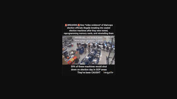 Fact Check: Video Does NOT Show Maricopa Officials Breaking Into Election Machines -- It Shows Routine Pre-Election Installation