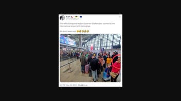 Fact Check: Photo Of A Woman At An 'International Airport' Does NOT Show The Wife Of Russia's Belgorod Region Governor Fleeing Country