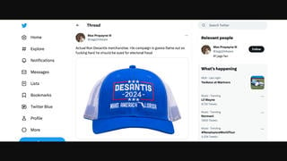 Fact Check: Ron DeSantis Is NOT Selling A 'Make America Florida' Hat -- It's Being Sold By Separate Website