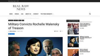 Fact Check: US Military Did NOT Convict Rochelle Walensky Of Treason