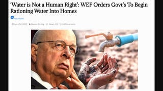 Fact Check: World Economic Forum Did NOT Order Governments To Start 'Rationing Water Into Homes'