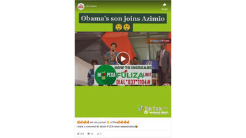 Fact Check: Video Does NOT Show Obama's Son At Political Rally -- It's A 'Look-Alike'