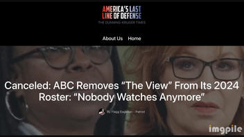 Fact Check: ABC Is NOT Removing 'The View' From Its 2024 Roster -- It's Satire