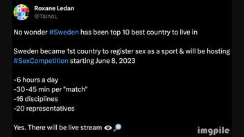 Fact Check: Sweden Has NOT Registered Sex As Sport -- Swedish Sports Confederation Says It's 'False Information'
