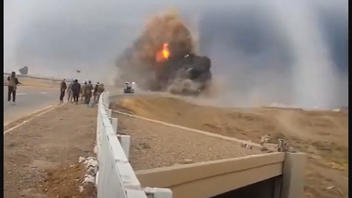 Fact Check: Explosion Was NOT Caused By 'Direct Energy Weapon' -- It's A Rolling Shutter Artifact In Video 