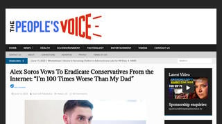 Fact Check: Alex Soros Did NOT Vow To 'Eradicate Conservatives From The Internet,' Did NOT Say 'I'm 100 Times Worse Than My Dad'
