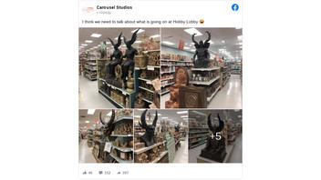 Fact Check: Photos Do NOT Prove Hobby Lobby Is Selling Satanic Statues -- Images Are AI Creations