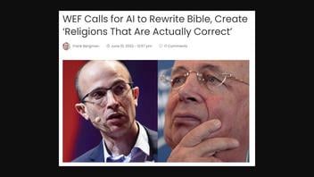 Fact Check: World Economic Forum Did NOT Call For 'Globalized New Bible' To Be 'Rewritten' By AI