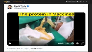 Fact Check: Video Does NOT Show 'Protein In Vaccines' Being Pulled From Body -- It's A Tapeworm