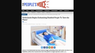 Fact Check: Netherlands Did NOT Begin Euthanizing Disabled People To 'Save The Planet' 