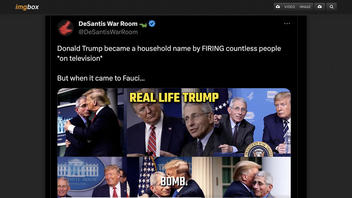 Fact Check: Images Do NOT Show Trump Hugging Fauci -- They Are NOT Authentic
