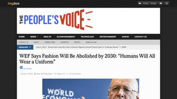 Fact Check: World Economic Forum Did NOT Say Fashion Will Be Abolished By 2030 And 'Humans Will Wear A Uniform'