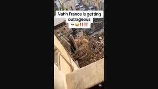 Fact Check: Video Does NOT Show Bulldozer Destroying French Street Following 2023 Protests -- Video Was Recorded In Palestinian Territory