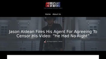 Fact Check: Jason Aldean Did NOT Fire His Agent For Agreeing To Censor His Video