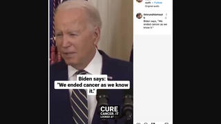 Fact Check: Biden Did NOT Claim He 'Ended Cancer' -- He Said It Was A Goal Of His Administration