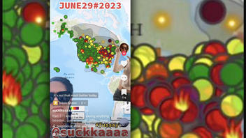 Fact Check: Purple Dot On Air Quality Map Is NOT Evidence Smoke Plume Was Caused By Gold And Lithium Mining