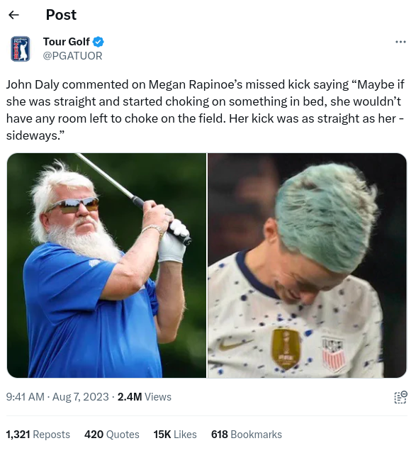 john daly megan rapinoe fake tweet.png