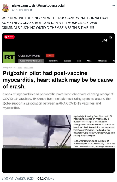 prigozhin pilot fake RT article tweet.png