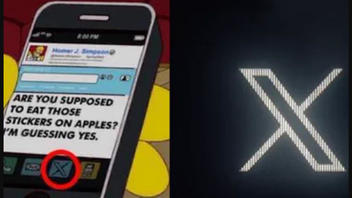 Fact Check: Simpsons Did NOT Predict New Twitter X Logo -- Altered Cartoon Image Of Old iPhone Home Screen