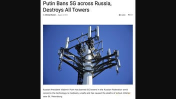 Fact Check: Putin Did NOT Ban '5G Across Russia' Or Destroy 'All Towers' -- Signal Is Still Present