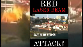 Fact Check: Gas Station Explosion Was NOT Ignited By Red Laser Beam Weapon -- CGI Effect Added To Real Video