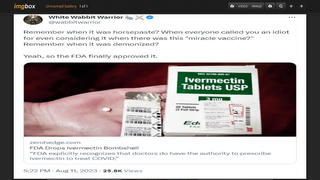 Fact Check: FDA Did NOT Approve Ivermectin As COVID-19 Treatment