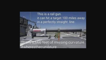 Fact Check: Rail Gun Physics Does NOT Prove The Earth Is 'Missing Curvature'