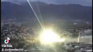 Fact Check: Explosion Was NOT Caused By Laser From Sky -- A Transformer Blew In Macul, Chile