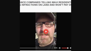 Fact Check: NO Evidence Insurance Companies Are Denying Maui Fire Losses Due To 'Zoning Infractions'