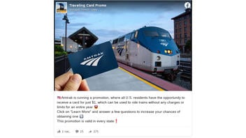 Fact Check: Amtrak Does NOT Offer $1 Card For All US Residents That Lets Them Ride Trains For A Year Without Extra Fees