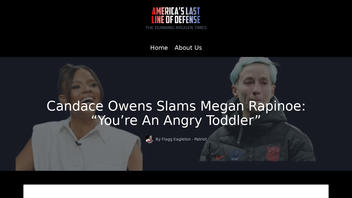 Fact Check: Candace Owens Did Not Call Megan Rapinoe An 'Angry Toddler', Did NOT Debate Her During 'Candace' Show 