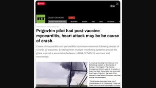 Fact Check: RT Did NOT Publish Article Saying 'Post-Vaccine Myocarditis' Affected Pilot In Plane Crash That Killed Yevgeny Prigozhin