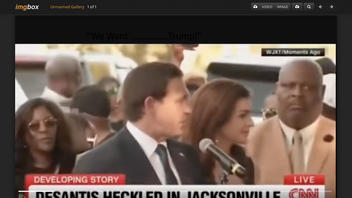 Fact Check: Video Does NOT Show Crowd Chanting 'We Want Trump' At DeSantis In Florida -- It Was Digitally Altered