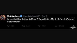 Fact Check: California Did NOT Make 'Trans History Month' Before Women's History Month