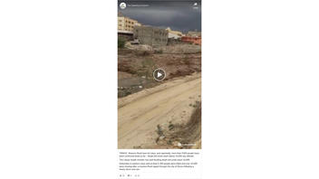 Fact Check: This Video Does NOT Document The 2023 Floods In Libya