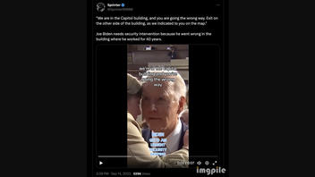 Fact Check: Video Does NOT Show Biden Lost In Capitol Building In September 2023 -- It's His February 2023 State Of The Union Address