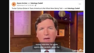 Fact Check: Video Does NOT Show Tucker Carlson 'Broke In Tears' While Speaking On Antarctica