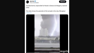 Fact Check: Video Does NOT Show 'Tornado Daniel' In Libya -- It's Florida Storm Scene With Special Effects Added