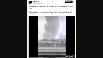 Fact Check: Video Does NOT Show 'Tornado Daniel' In Libya -- It's Florida Storm Scene With Special Effects Added