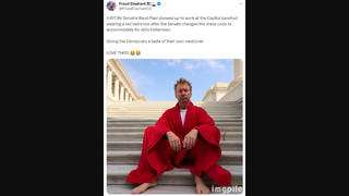 Fact Check: Picture Does NOT Show Sen. Rand Paul In Bathrobe -- It's AI-Generated