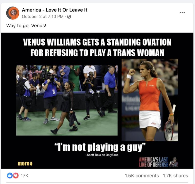 Venus Williams: Trans Woman Image .png