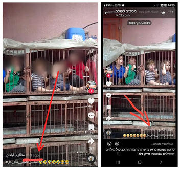 Fact Check: Video Does NOT Show 'Arabs' Displayed Kidnapped Jewish Children In Cages -- Video Predates 2023 Hamas Conflict