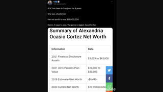 Fact Check: Rep. Alexandria Ocasio-Cortez Does NOT Have Net Worth Of $13 Million