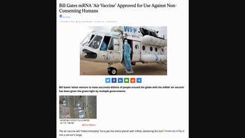Fact Check: Bill Gates' 'Air Vaccine' Was NOT 'Approved For Use Against Non-Consenting Humans'