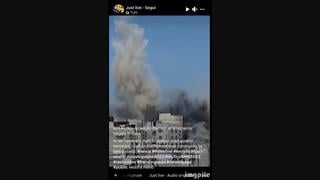 Fact Check: Footage Does NOT Show Israeli Air Force Striking Targets In Gaza In October 2023 -- It Is Video From Five Months Earlier