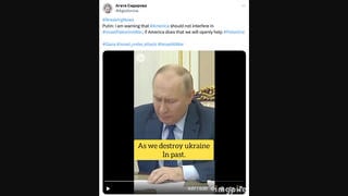 Fact Check: Putin Did NOT Warn US Not To Interfere In Hamas-Israel War -- He Was Speaking About Ukraine And Russia