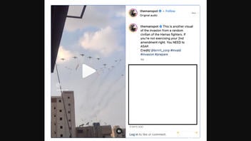 Fact Check: Video Does NOT Show Hamas Paragliders Invading Israel -- Forces Fly Egyptian Flag